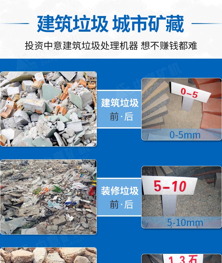 移動破碎機(jī)處理多種物料